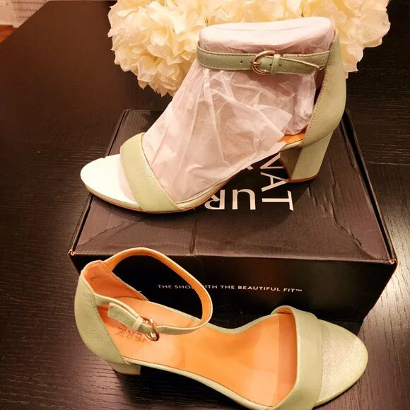 Naturalizer Vera Office Siren Sandals| Pastel Mint,|Sz 11M (New in Box) - Picture 2 of 11